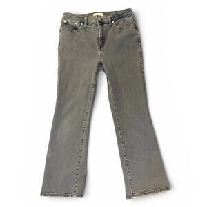 Madewell Mid-Rise Kick Out Jeans | Washed Black | Size 29 | Flare